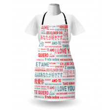 Emotional Messages Art Apron