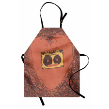 Retro Cassette Music Apron