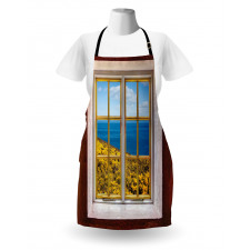 Tropical Scenery Holiday Apron