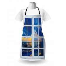 Sunset Sea Scenery Apron