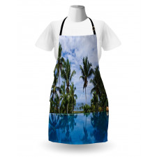 Infinity Pool Palm Apron