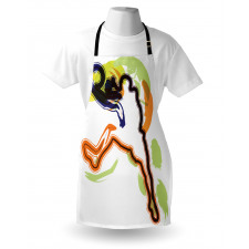 Man Playing Basketball Apron