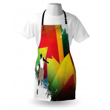 Basketball Modern Art Apron