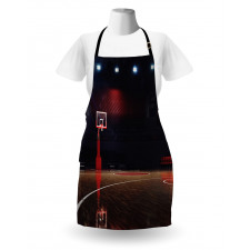 Empty Basketball Court Apron