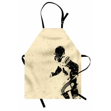 Rugby Player in Action Apron