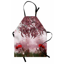 Dream Garden with Poppies Apron