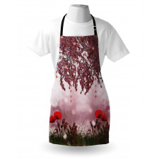 Dream Garden with Poppies Apron