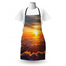 Sunset Scene on Clouds Apron