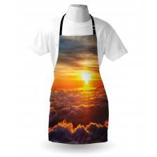 Sunset Scene on Clouds Apron