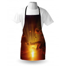 Burning Sunset Apron