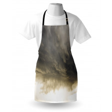 Cloudy Dark Sky Hurricane Apron