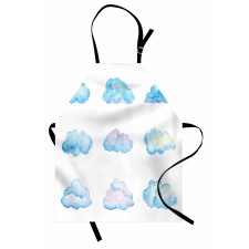 Cartoon Fluffy Clouds Apron