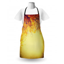 Retro Autumn View Apron