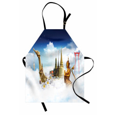 Thailand Famous Statues Apron