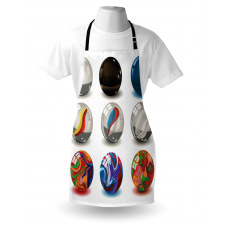 Marbles Bubble Artwork Apron