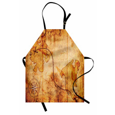 Treasure Map Compass Apron