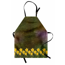 Bridal Spring Flowers Apron