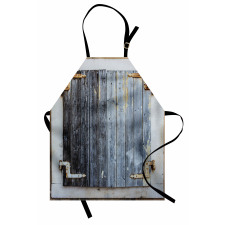 Antique Wooden Window Apron