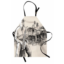 River Bank Palm Trees Apron