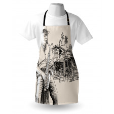 River Bank Palm Trees Apron