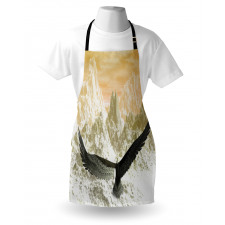 Eagle Flying Mountains Apron