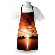 Sunset SeMountain Wings Apron