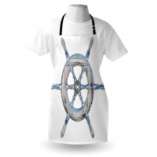 Wooden Ship Wheel Apron