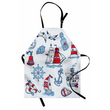 Cartoon Nautical Apron