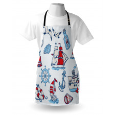 Cartoon Nautical Apron