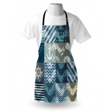 Anchor Grunge Naval Apron