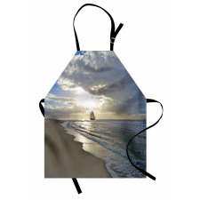 Sailing Shipt Sunset Apron