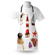 Lighthouse Seagull Apron