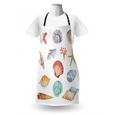 Seashells Exotic Animals Apron