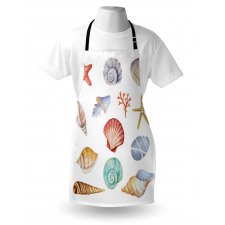 Seashells Exotic Animals Apron