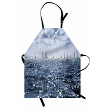 Sailing Boats Sunny Apron