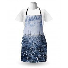 Sailing Boats Sunny Apron