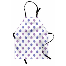 Watercolor Polka Dots Apron