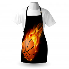 Basketball Fire Shoot Apron