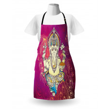 Folkloric Elephant Boho Apron