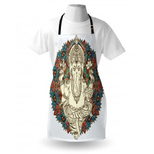 Asian Elephant Blossoms Apron