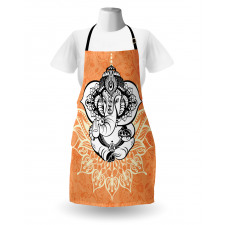 Pop Art Asian Elephant Apron