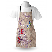 Blooming Flower Retro Apron