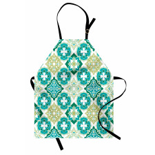 Geometric Colored Tiles Apron