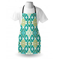 Geometric Colored Tiles Apron