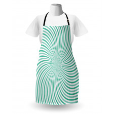 Twisting Striped Whirlpool Apron