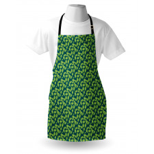 Jasmine Bush Leaves Art Apron