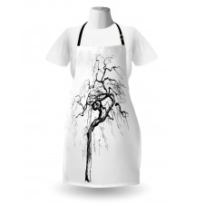 Autumn Tree Dry Branches Apron