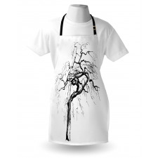 Autumn Tree Dry Branches Apron