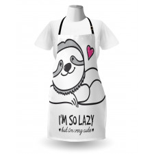 Cartoon Funny Words Apron