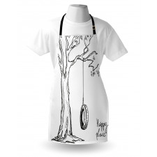 Happy Place Words Apron